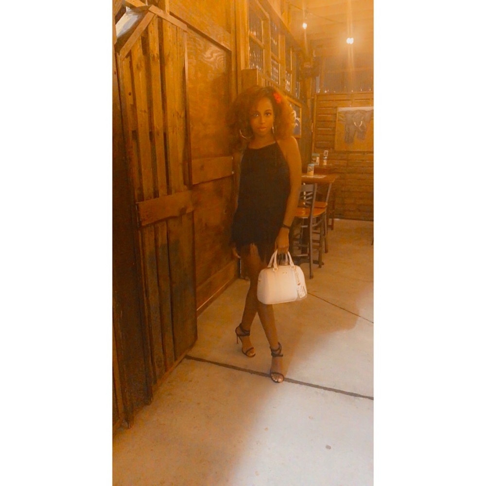 Black TinaTurner Vibes Dress